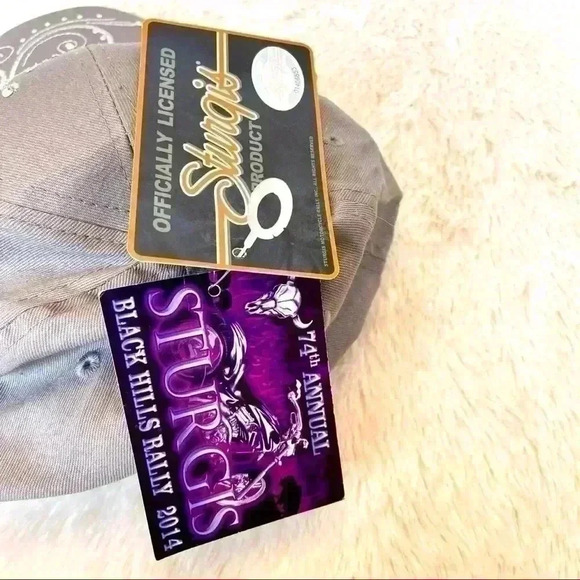 NWT 2014 Offical Sturgis Black Hills SD Rally Adjustable Hat Cap - Picture 8 of 8